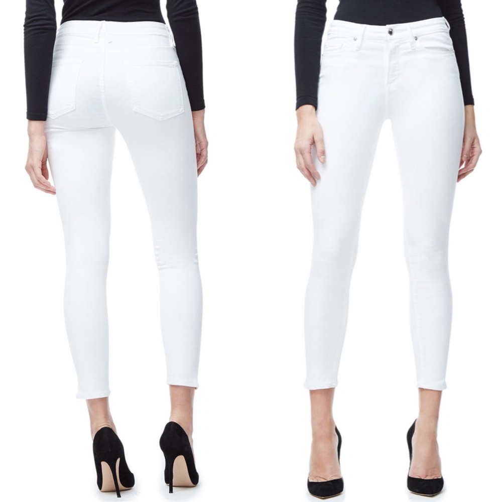 Good American NWT Good Legs Crop White 12/31 Ankle